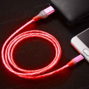 Fast-charging light-emitting data cable charging cable for all cell phones