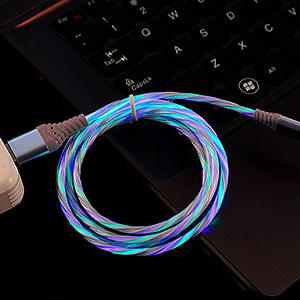 Fast-charging light-emitting data cable charging cable for all cell phones