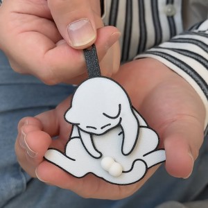 Whirligig Kitty Egg Pendant | Hypnotic Spinning Cat Charm Jewelry for Cat Lovers | Purr-fectly Hilarious Gift for Crazy Cat People 😹🌀🐾