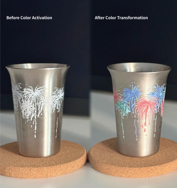 Fireworks Color-Changing Cup