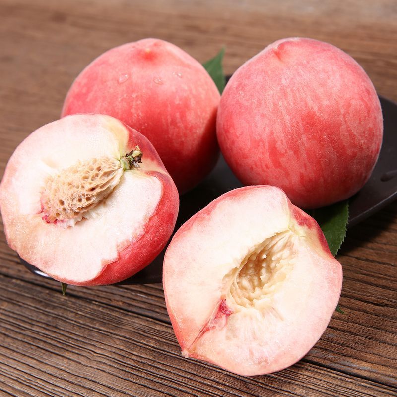 【彩箱】水蜜桃4.6斤现摘毛桃当季应季水果脆甜红不软桃子批