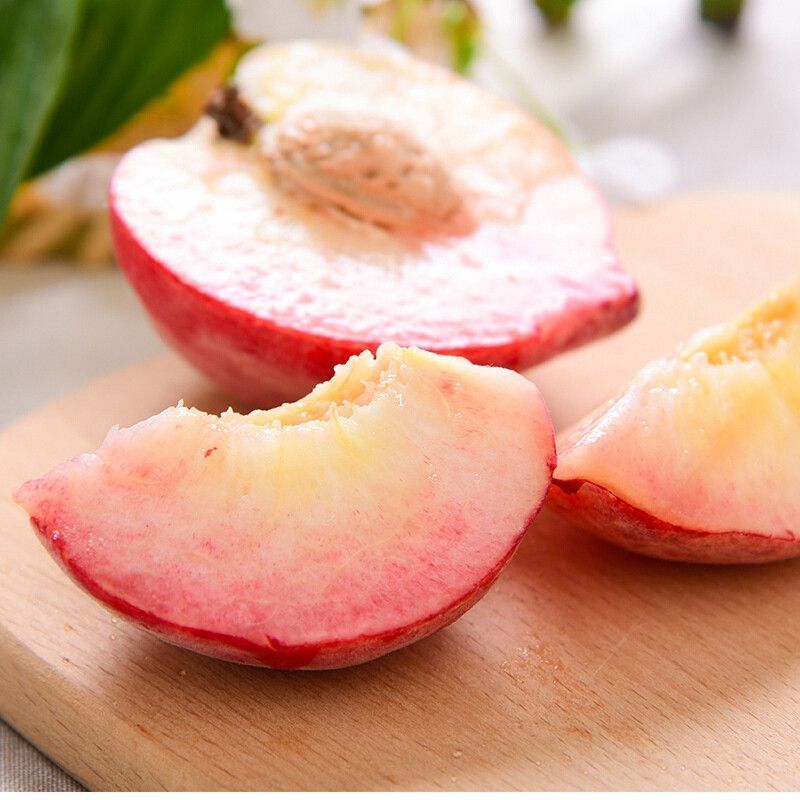 【彩箱】水蜜桃4.6斤现摘毛桃当季应季水果脆甜红不软桃子批