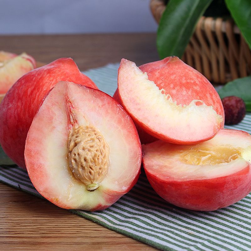 【彩箱】水蜜桃4.6斤现摘毛桃当季应季水果脆甜红不软桃子批